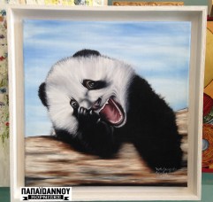 Έργο της Αγγελικής Λαζοπούλου σε καμβά